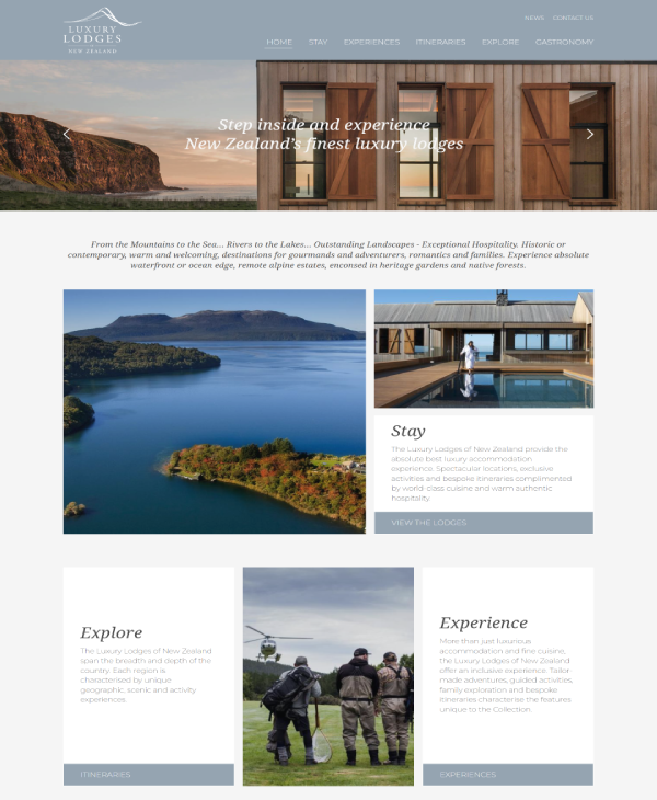 Luxury lodges